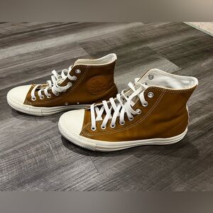 Custom leather made converse. Size 8.5 women’s